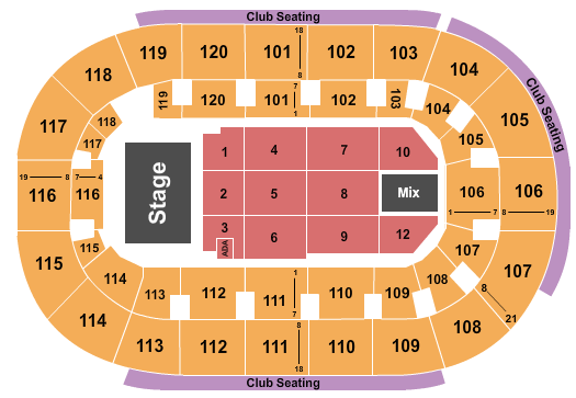 Hertz Arena Ana Gabriel Seating Chart